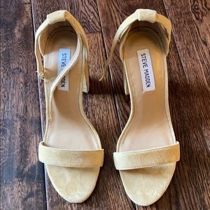 Suede Steve Madden heels